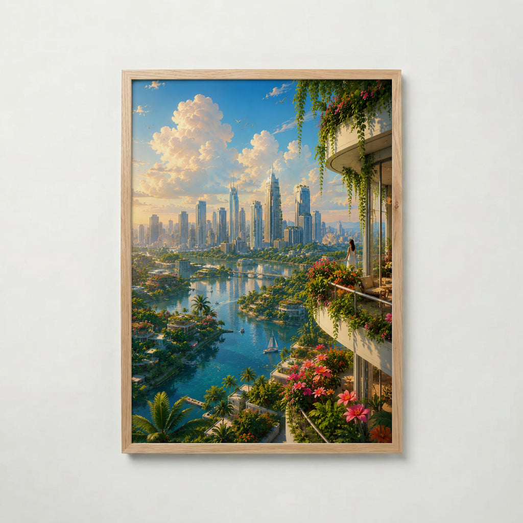 Green Metropolis Poster – ekram