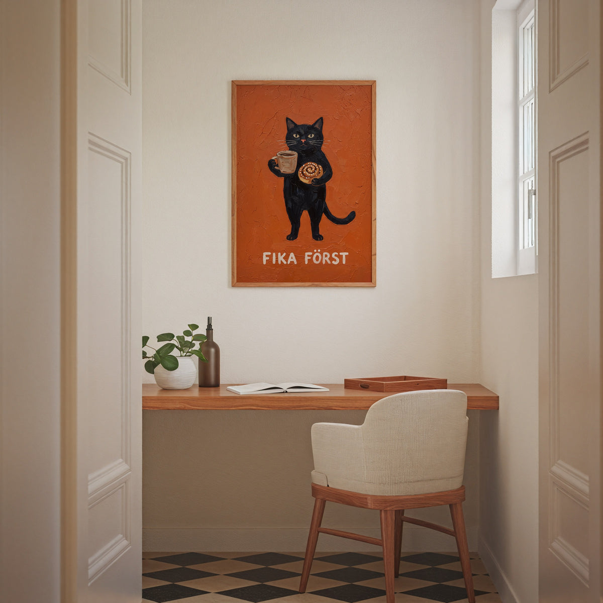 Fika Först Poster – i rum 3