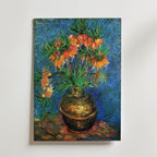 Van Gogh Fritillaries In A Copper Vase Poster – utan passepartout