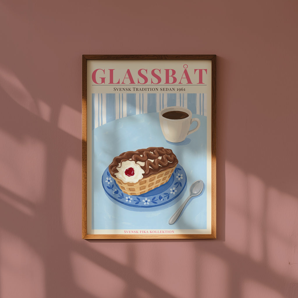 Glassbåt Poster i hemmiljö - Bozetto