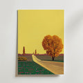 Hiroshi Nagai Golden Road - utan passepartout