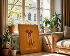 Hot Dog Poster – i rum 1