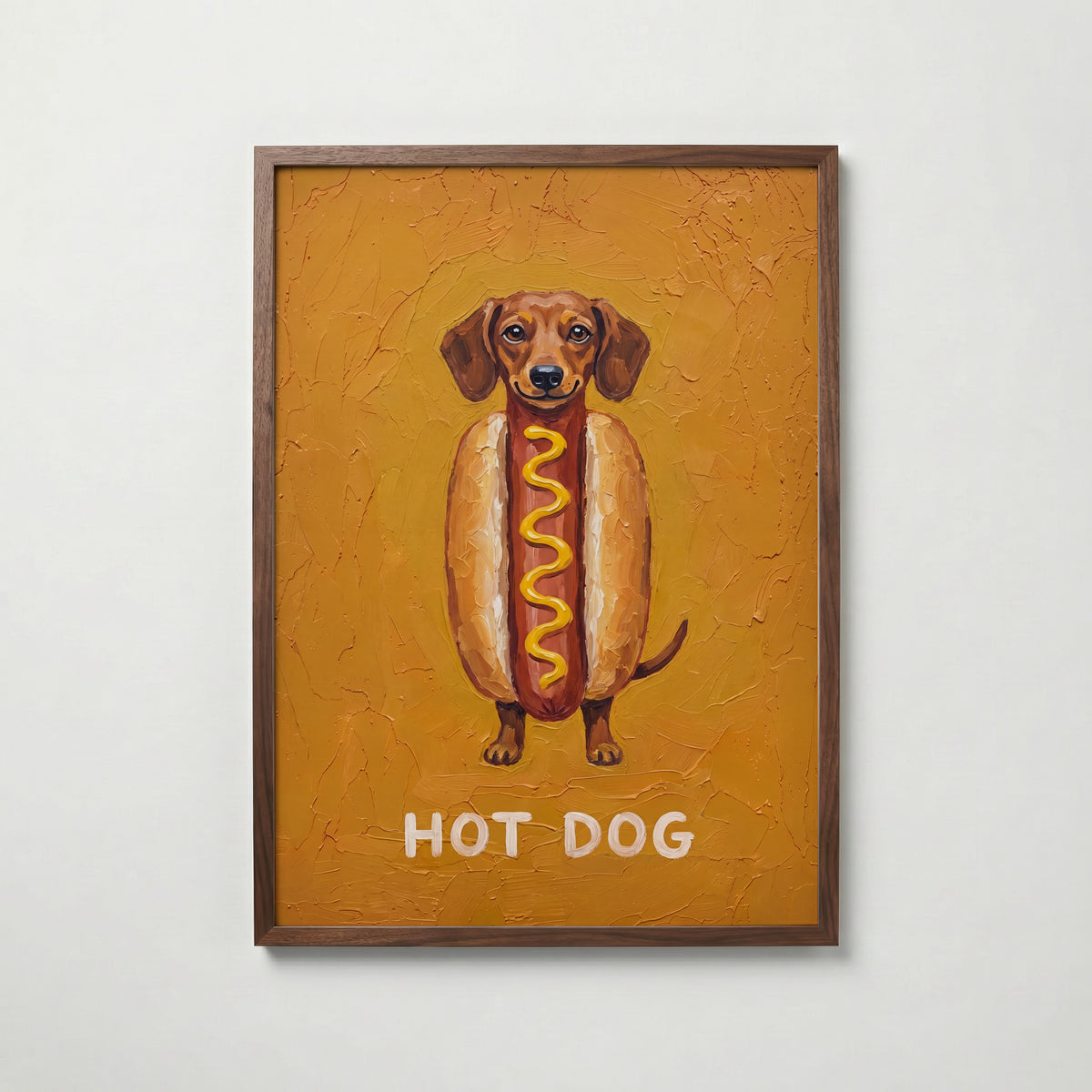 Hot Dog Poster – valnötsram
