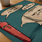 I Hate My Job poster som papper på skrivbord (paper_desk) – konsttryck från Bozetto i hög kvalitet