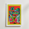Monster Pop Poster – med passepartout