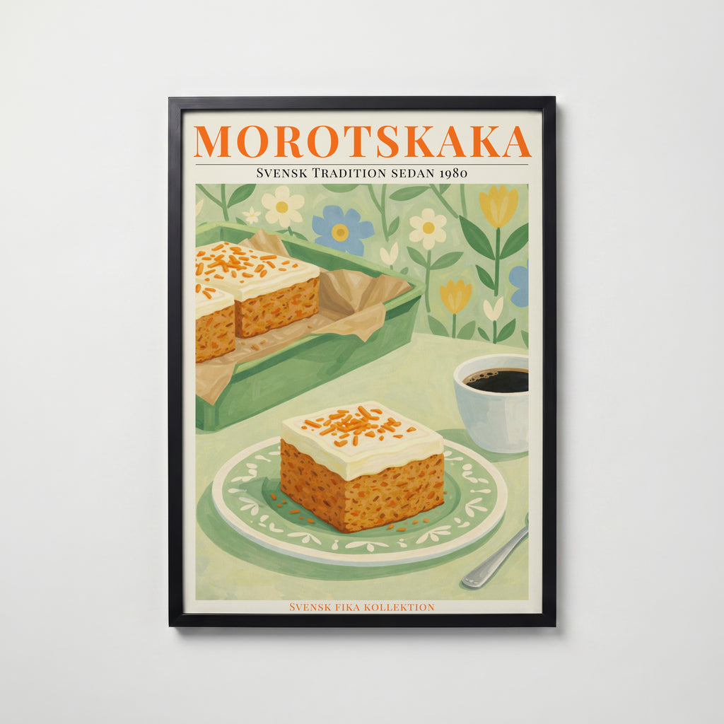 Morotskaka – affisch med snyggt motiv, köp enkelt hos Bozetto i flera storlekar i hög tryckkvalitet