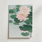 Ohara Koson Lotus Serenity – stilfullt konsttryck från Bozetto, tryckt på matt finpapper