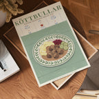 Köttbullar – Bozetto poster i hög kvalitet, perfekt för varje rum i hemmet i hög tryckkvalitet
