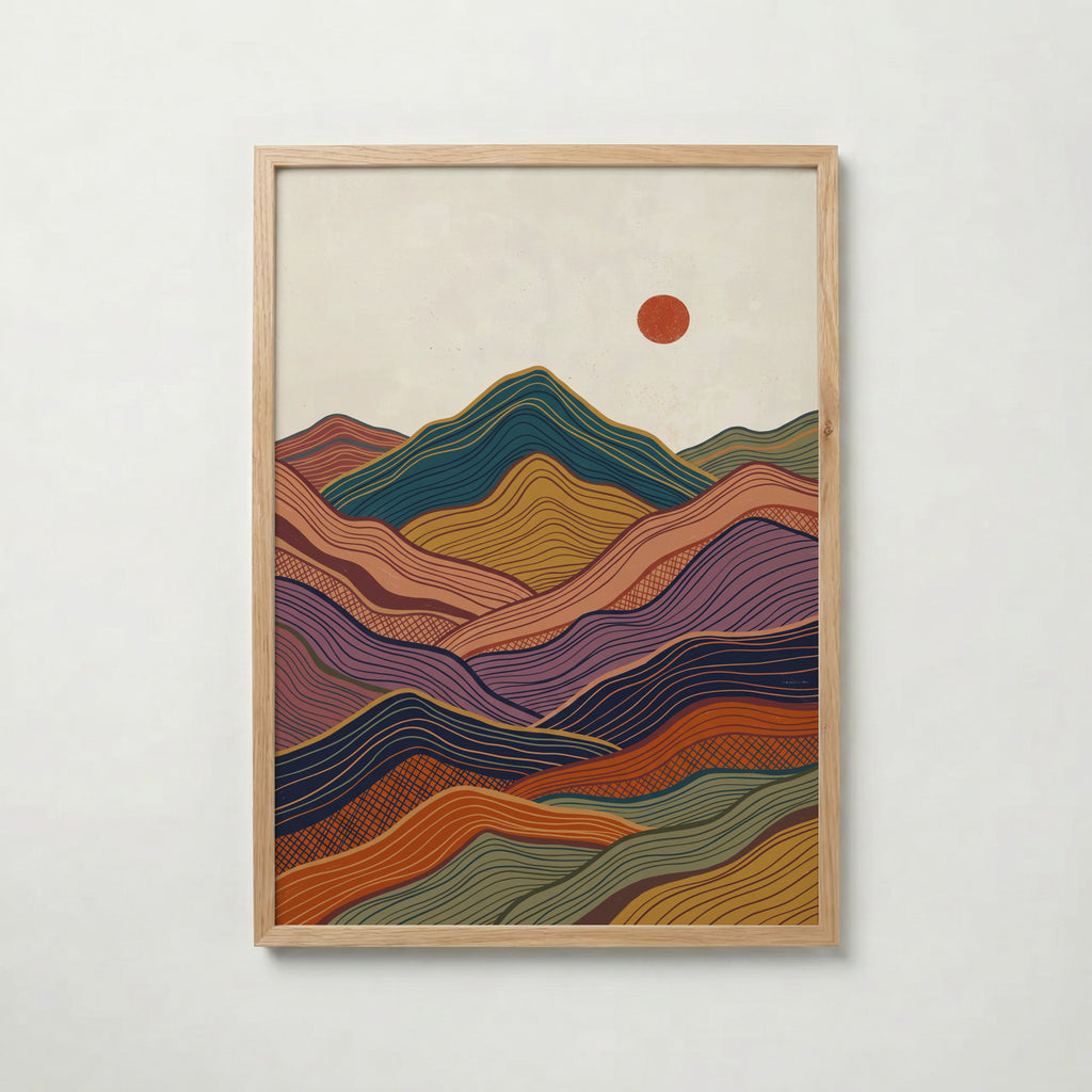 Painted Peaks Poster – ekram