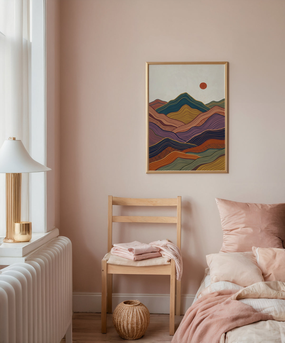 Painted Peaks Poster – i rum 2