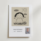 Personlig poster barnets teckning poster