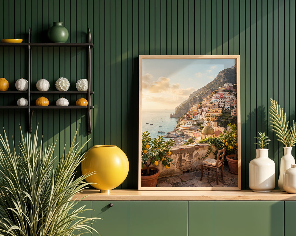 Positano Morgon Poster – i rum 2