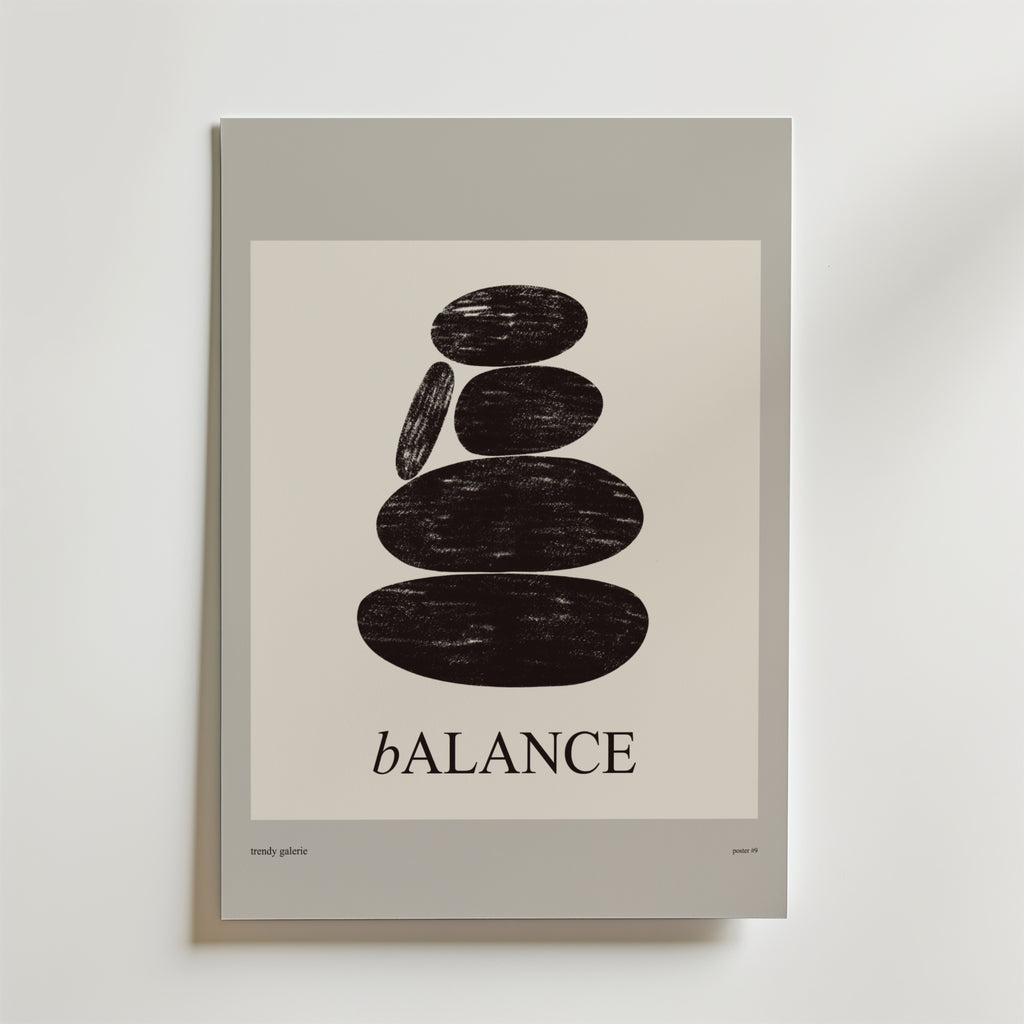 Balanced Rocks No.2 – stilfullt konsttryck från Bozetto, tryckt på matt finpapper