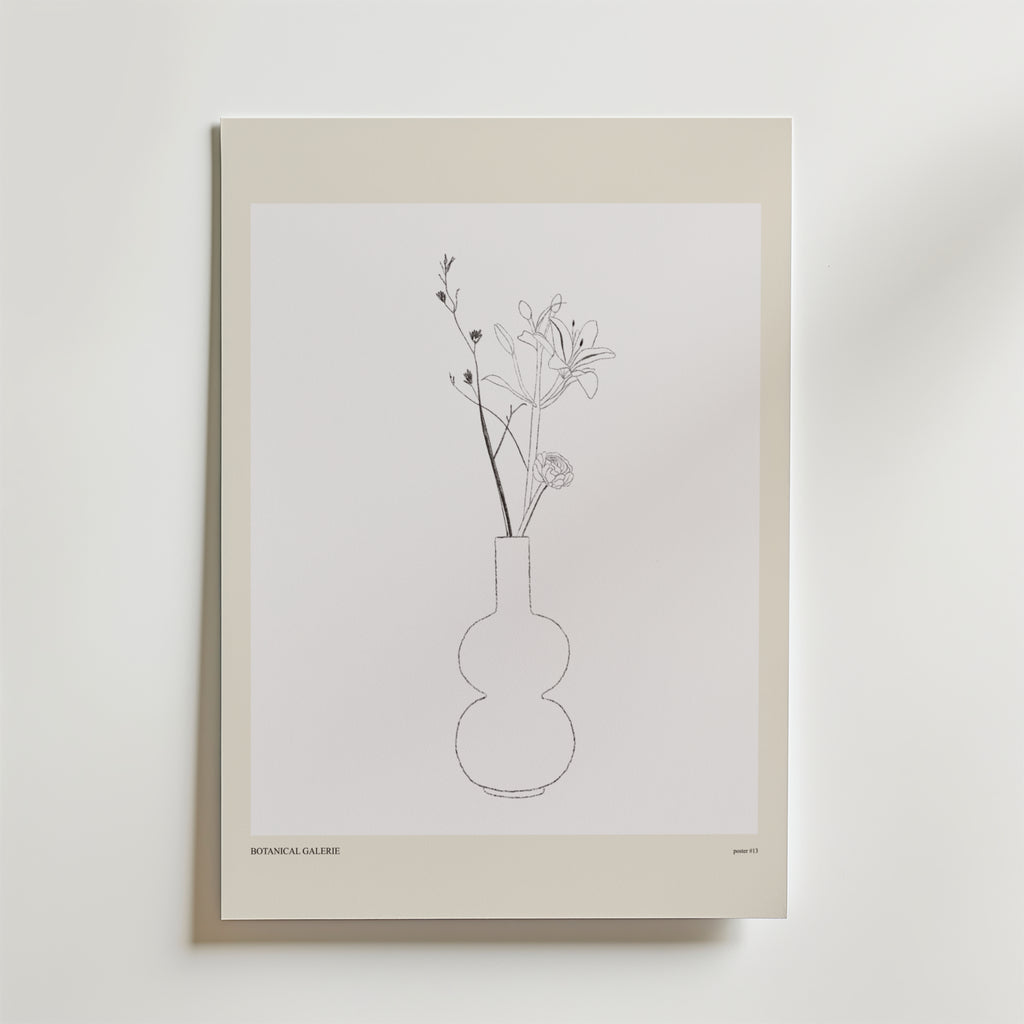 The Humble Vase – stilfullt konsttryck från Bozetto, tryckt på matt finpapper i hög tryckkvalitet