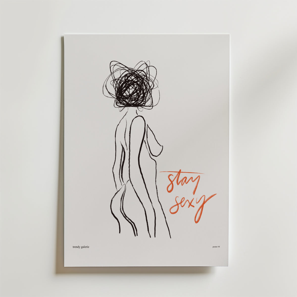 Sexy but Lost – stilfullt konsttryck från Bozetto, tryckt på matt finpapper i hög tryckkvalitet