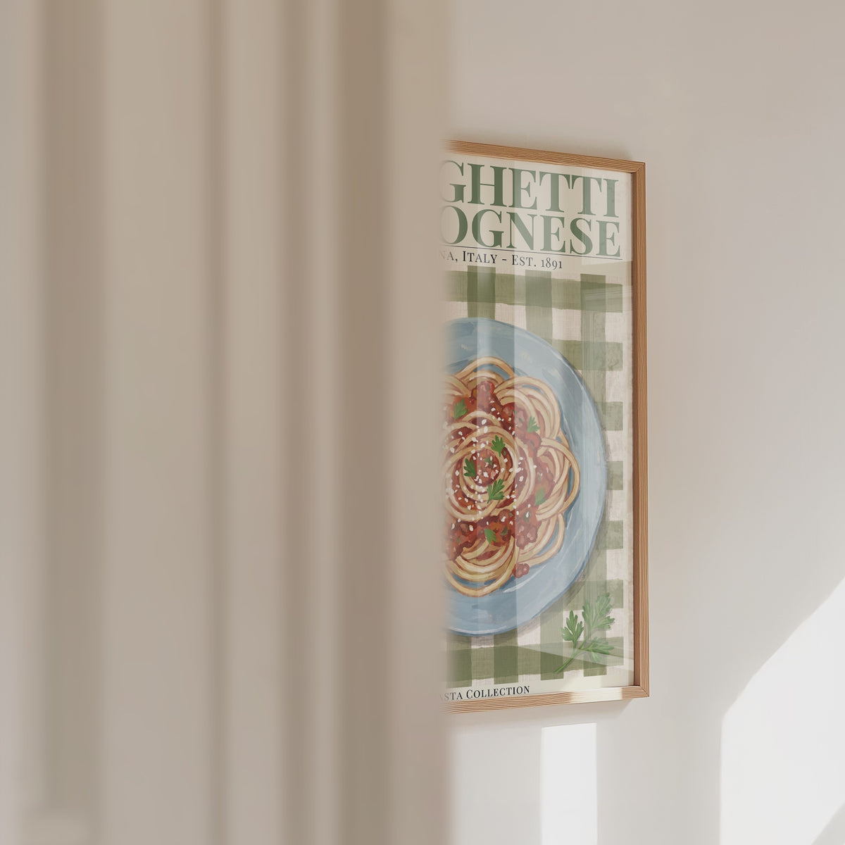 Spaghetti Bolognese Poster – väggvideo