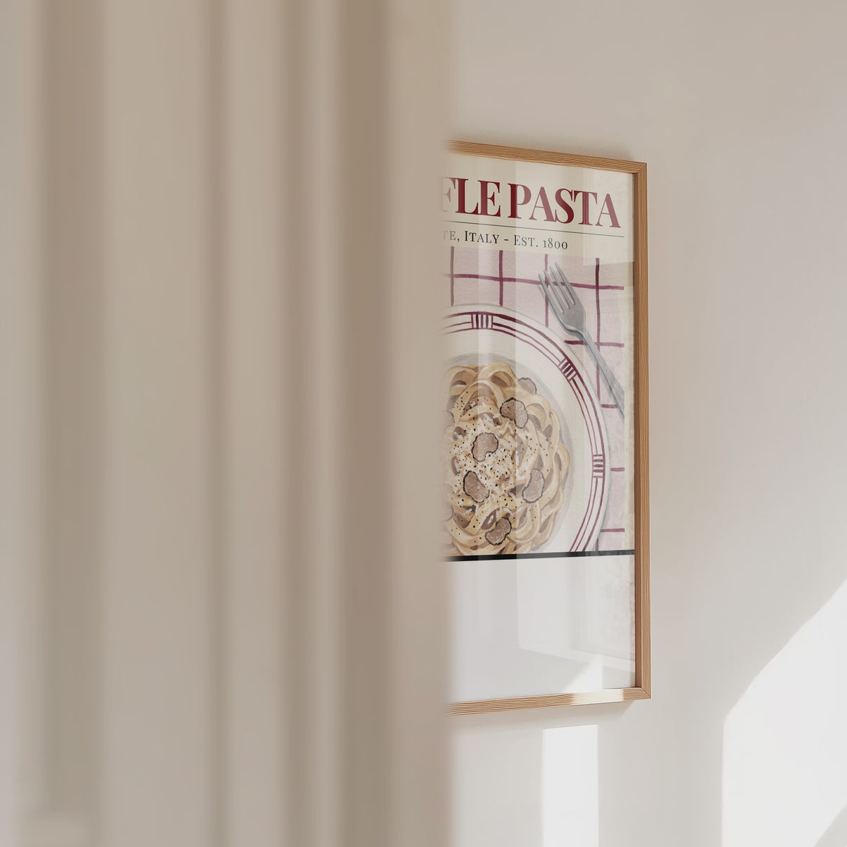 Truffle Pasta Poster – väggvideo