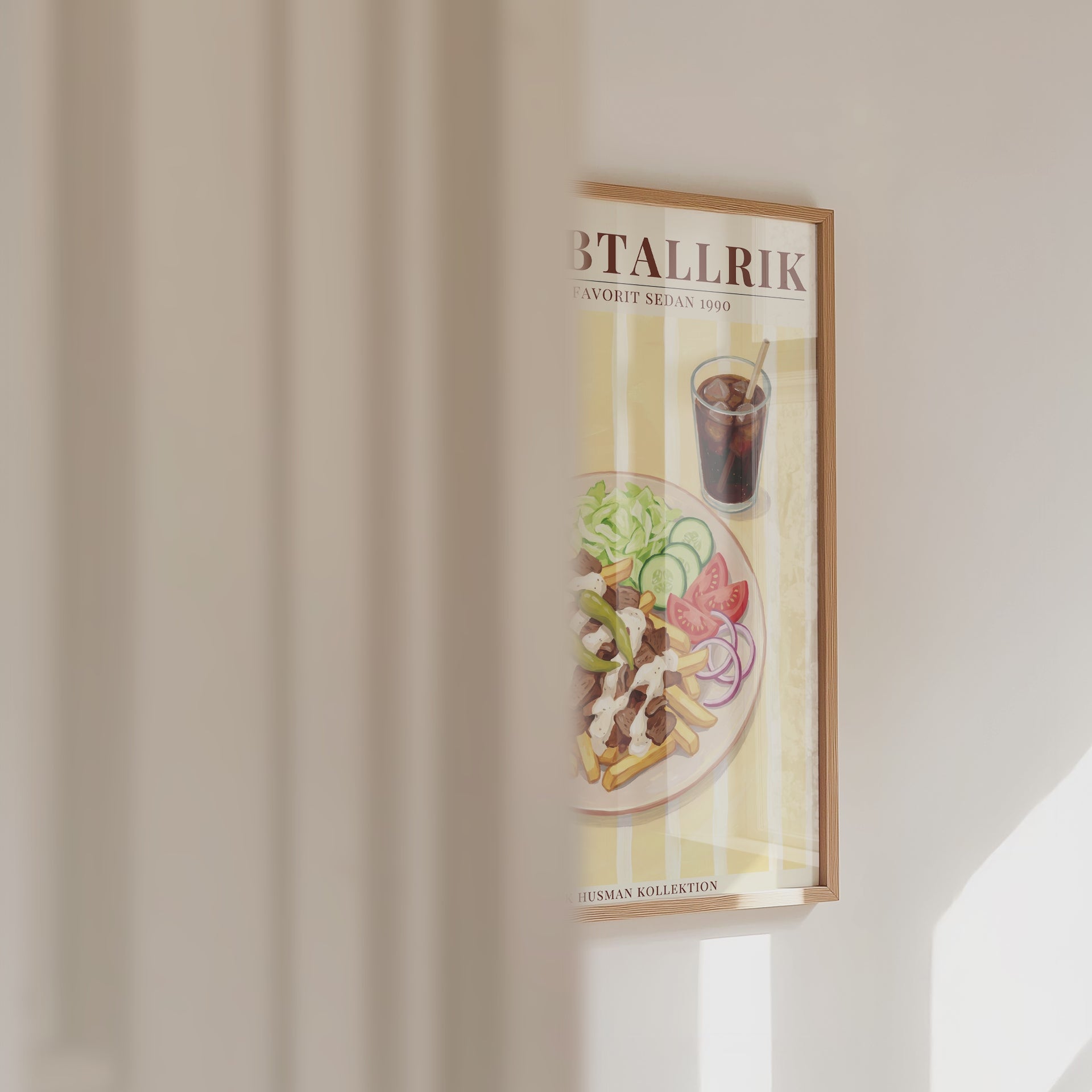 Kebabtallrik Poster – väggvideo