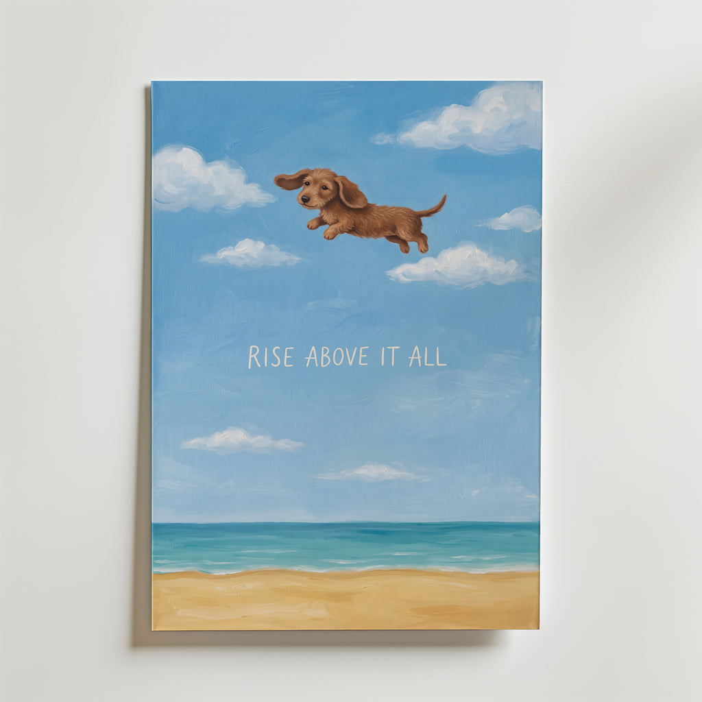 Rise Above It All Poster – canvas utan passepartout