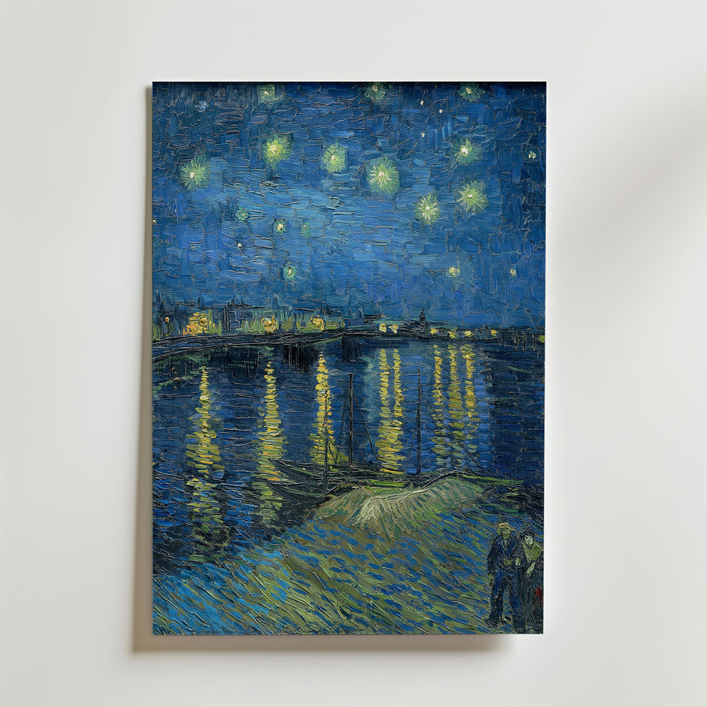 Van Gogh Starry Night Over Rhone Poster – utan passepartout