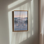Still Reflection Poster på vägg i vardagsrum, fri frakt över 499 kr