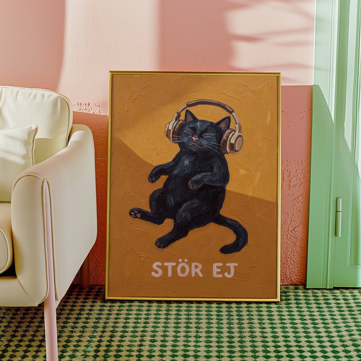 Stör Ej Poster – i rum 1
