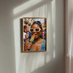 Summer Shades Poster på vägg i vardagsrum, fri frakt över 499 kr