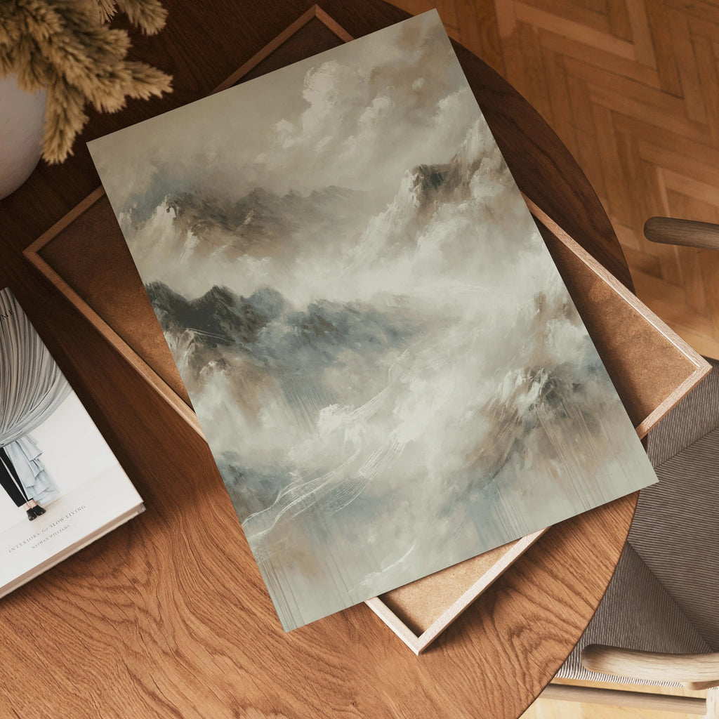 Mountains of Tranquility – affisch med stilfullt motiv från Bozetto i hög kvalitet