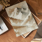 Abstract Mountains poster visad rakt fram – Bozetto affisch i hög tryckkvalitet i hög tryckkvalitet