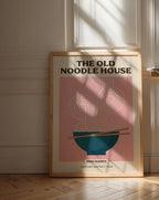 Old Noodle House – retro nudelaffisch i inrett hem, leverans 1-3 dagar.