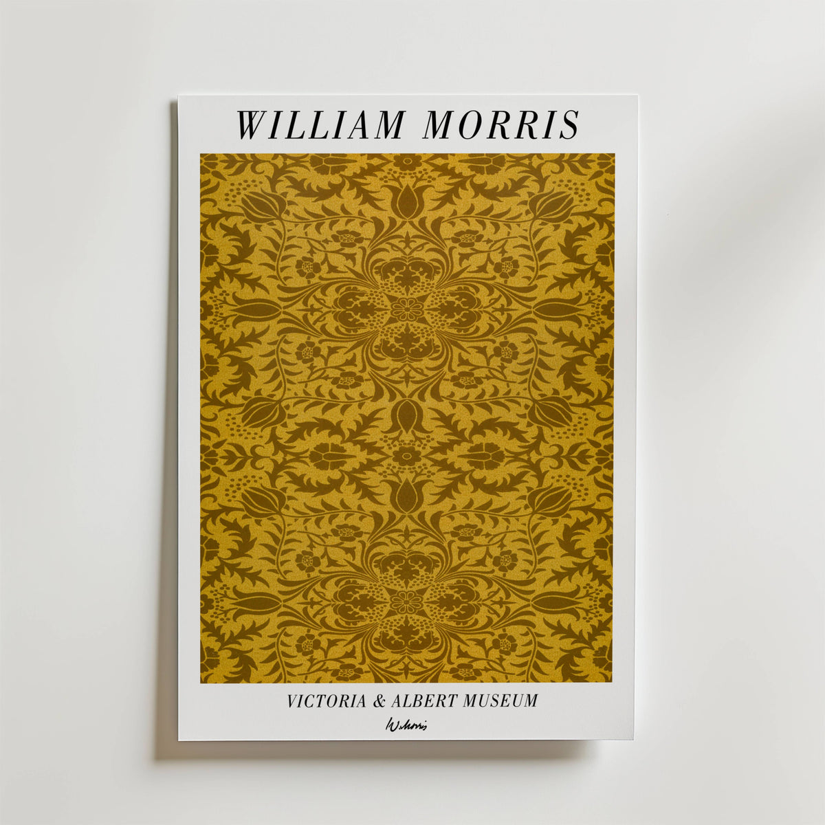 William Morris Victoria & – stilfullt konsttryck från Bozetto, tryckt på matt finpapper