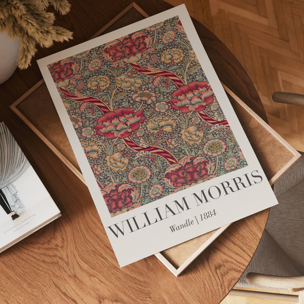 William Morris Wandle 1884 poster visad rakt fram – Bozetto affisch i hög tryckkvalitet