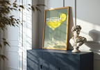 Golden Margarita Drink – affisch med stilfullt motiv från Bozetto i hög kvalitet