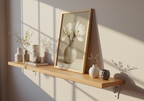 Elegant Ceramic Vase White – affisch med stilfullt motiv från Bozetto i hög kvalitet