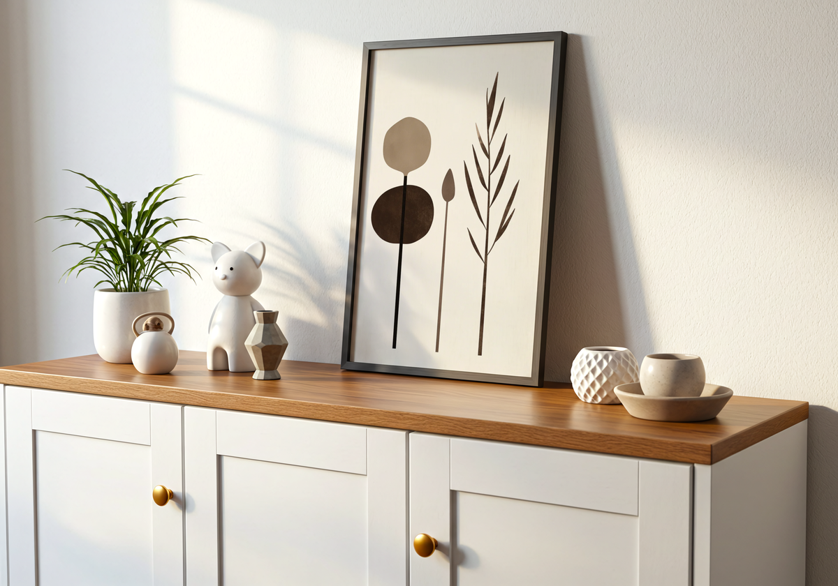 Abstract Garden Shapes – affisch med stilfullt motiv från Bozetto i hög kvalitet