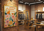 Floral garden – affisch med snyggt motiv, köp enkelt hos Bozetto i flera storlekar