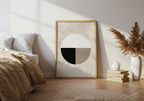 Abstract Single Round Shape – affisch med stilfullt motiv från Bozetto i hög kvalitet