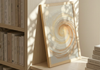 Abstract Spiral poster visad rakt fram – Bozetto affisch i hög tryckkvalitet i hög tryckkvalitet